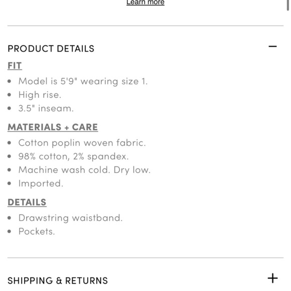 3.5 pull on poplin shorts - Picture 4 of 4